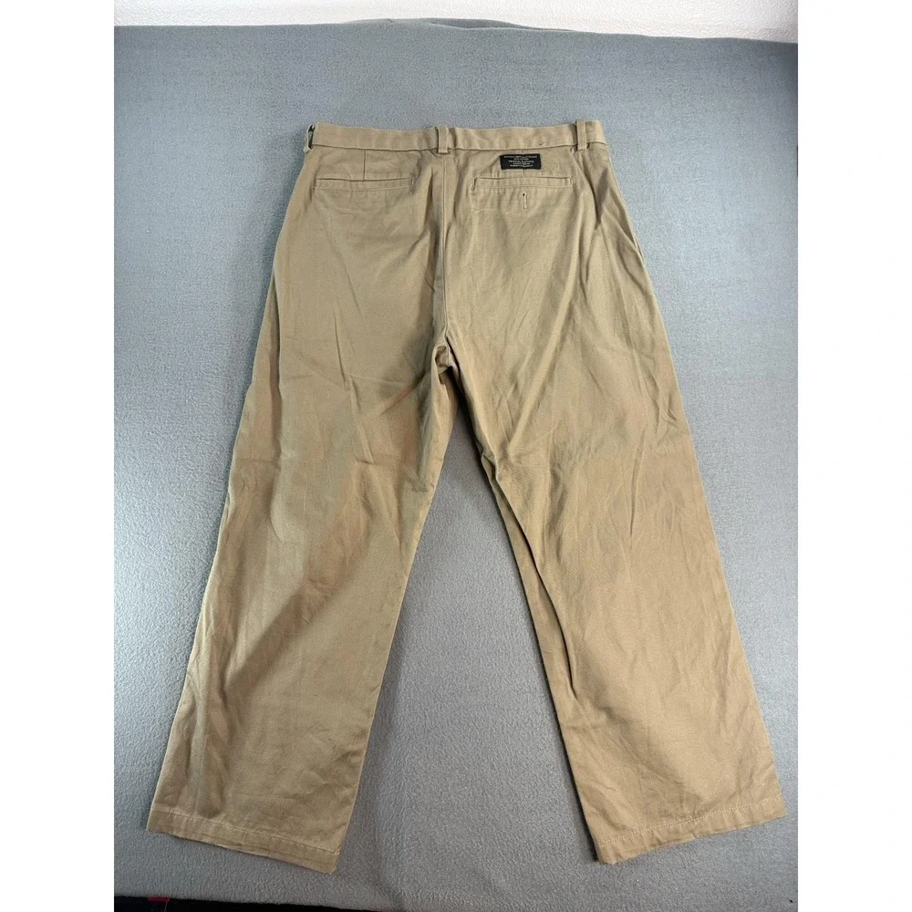Banana Republic Jackson Pants Mens 34x30 Beige Regular Fit Chino Straight Casual